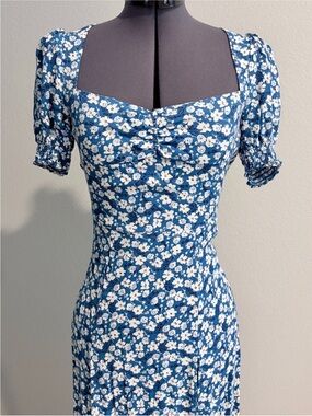 reformation cesca knit dress | Dresses | Nwt Reformation In Fandango Polka dot dress